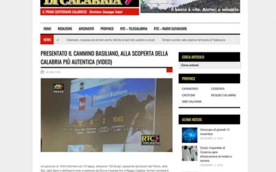 Il Giornale di Calabria: Presentato il Cammino Basiliano, alla scoperta della Calabria più autentica