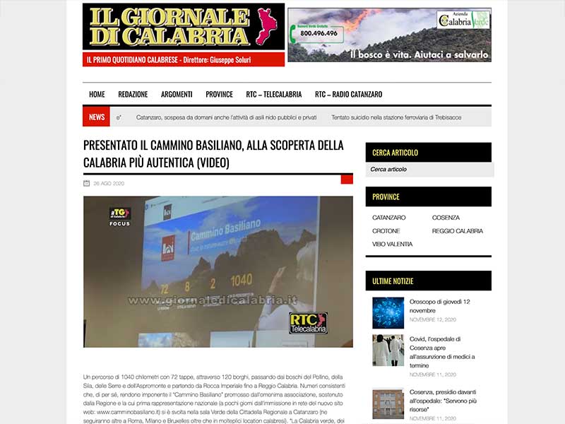 2020-08-26 Il Giornale di Calabria