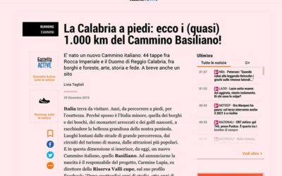 Gazzetta dello Sport: La Calabria a piedi