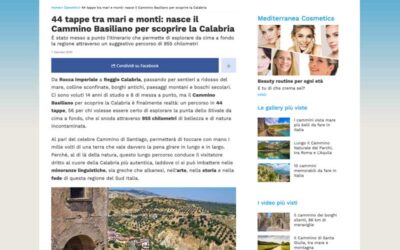 SiViaggia: 44 tappe tra mari e monti: nasce il Cammino Basiliano per scoprire la Calabria
