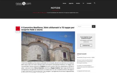 News&Com: Il Cammino Basiliano, 1044 chilometri e 72 tappe per scoprire fede e storia