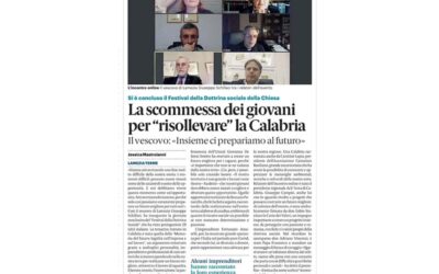 La Gazzetta del Sud: la scommessa dei giovani per “risollevare” la Calabria