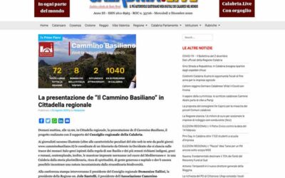 Calabria Live: La presentazione de “Il Cammino Basiliano” in Cittadella regionale