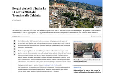 La Repubblica: Borghi più belli d’Italia. Le 14 novità 2023, dal Trentino alla Calabria