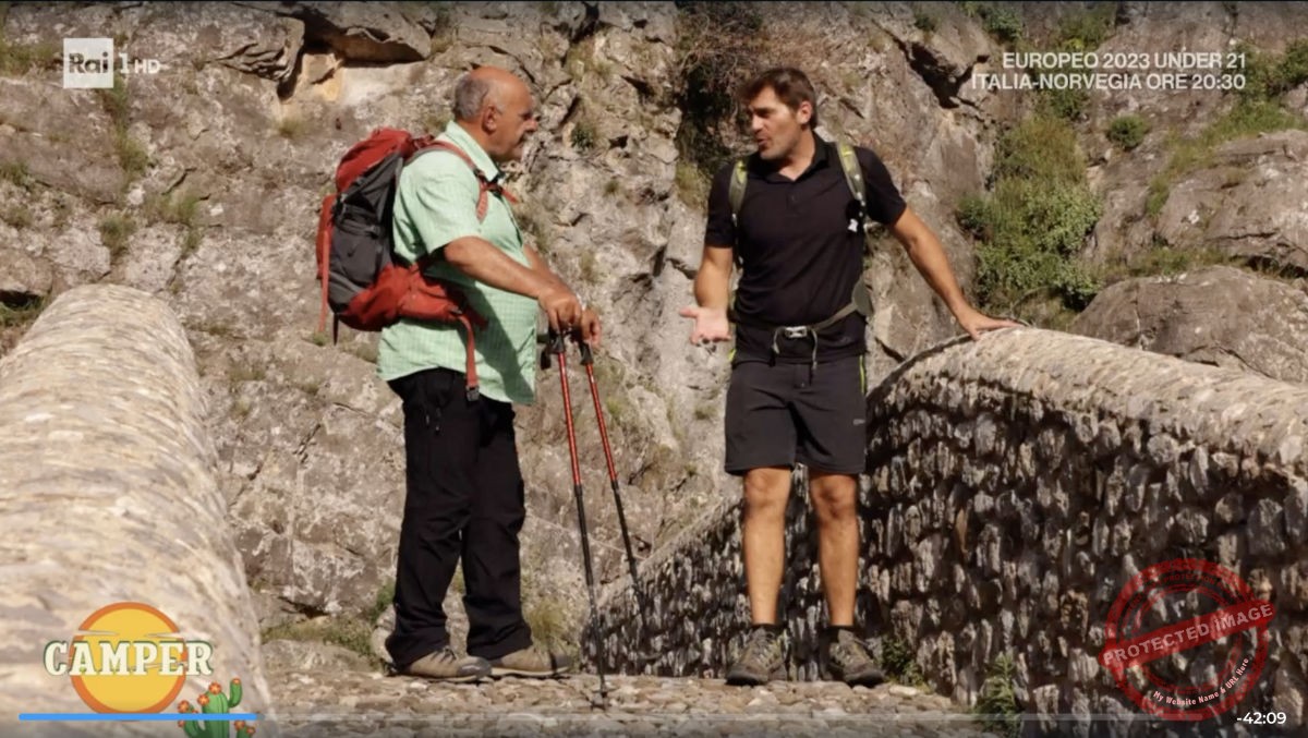 Emanuele Pisarra, guida del Cammino Basiliano, su Rai Camper