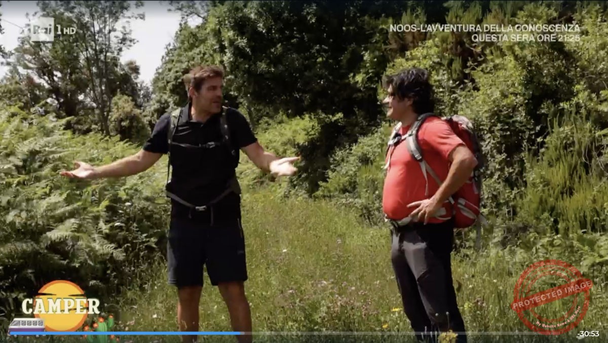 Emanuele Pisarra, guida del Cammino Basiliano, su Rai Camper