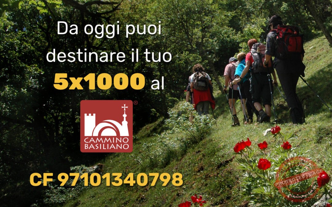 Il vostro 5×1000 all’Associazione Cammino Basiliano Ets