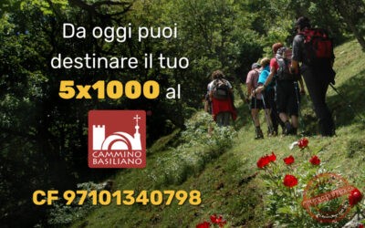 Il vostro 5×1000 all’Associazione Cammino Basiliano Ets