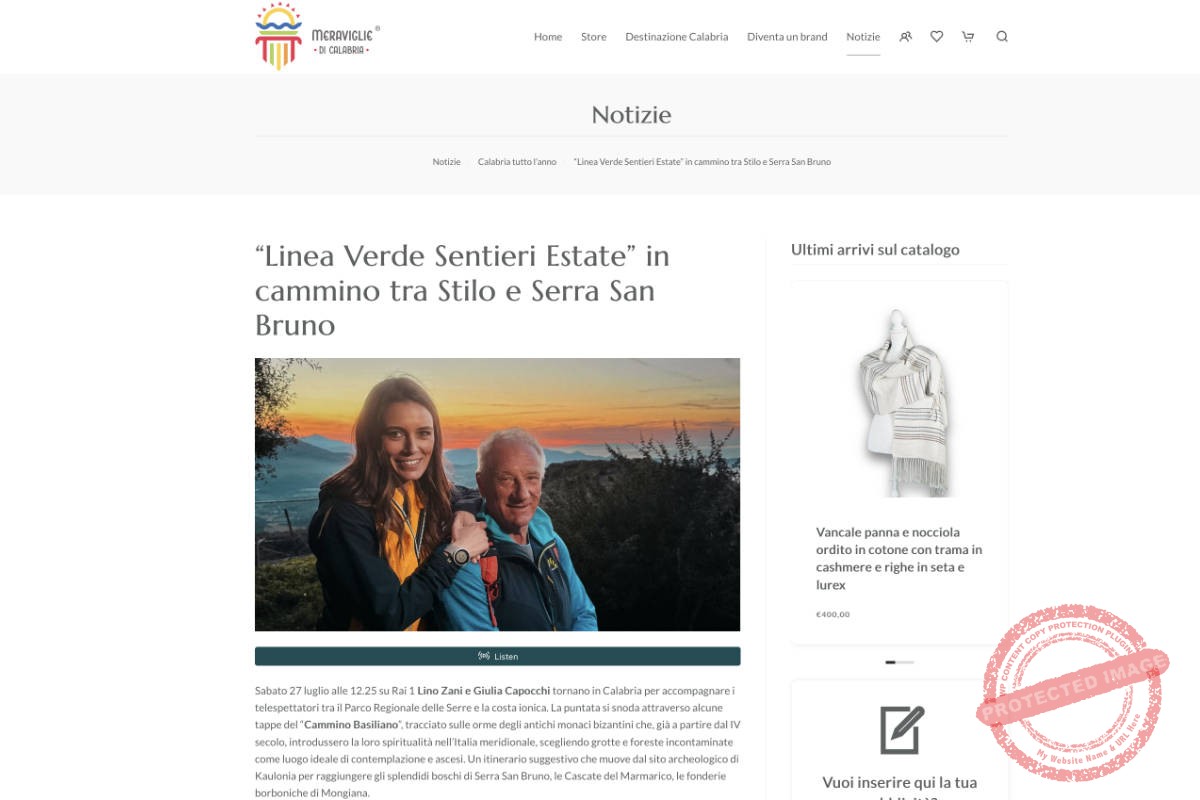 Meraviglie di Calabria: Linea Verde Sentieri